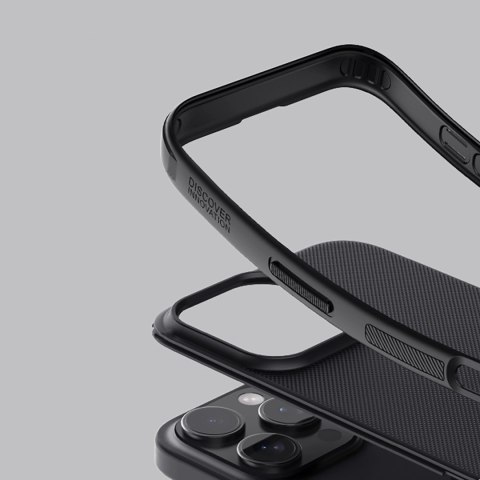 Etui Nillkin Super Frosted Shield Pro na iPhone 16 Pro - czarne Etui Nillkin Super Frosted Shield Pro na iPhone 16 Pro - czarne
