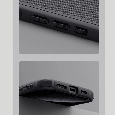 Etui Nillkin Super Frosted Shield Pro na iPhone 16 Pro - czarne Etui Nillkin Super Frosted Shield Pro na iPhone 16 Pro - czarne
