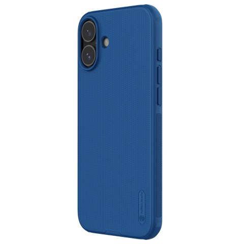 Etui Nillkin Super Frosted Shield Pro na iPhone 16 - niebieskie Etui Nillkin Super Frosted Shield Pro na iPhone 16 - niebieskie