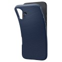 Etui Spigen Liquid Air na iPhone 16 Plus - niebieskie