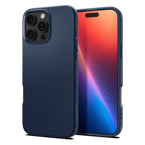 Etui Spigen Liquid Air na iPhone 16 Pro - niebieskie Etui Spigen Liquid Air na iPhone 16 Pro - niebieskie