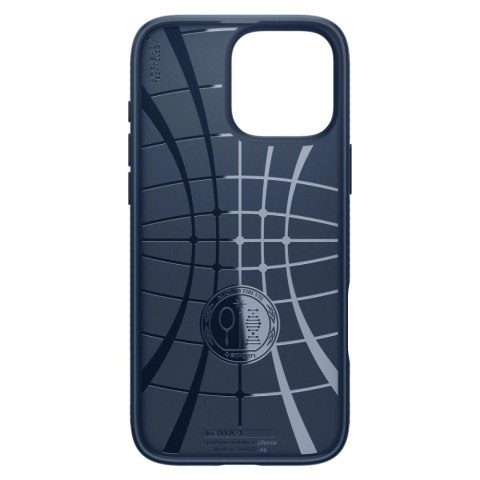 Etui Spigen Liquid Air na iPhone 16 Pro - niebieskie Etui Spigen Liquid Air na iPhone 16 Pro - niebieskie