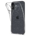 Etui Spigen Liquid Crystal na iPhone 16 - przezroczysto-brokatowe