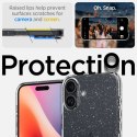 Etui Spigen Liquid Crystal na iPhone 16 - przezroczysto-brokatowe