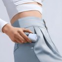 Mini powerbank Wozinsky WF16-YCS 5000mAh 15W USB-C z wbudowanym kablem USB-C i ładowarką do Apple Watch - niebieski