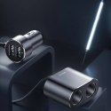Rozdzielacz Baseus CRDYQ-01 2x gniazdo zapalniczki 80W 2x USB-A 3.1A - czarny
