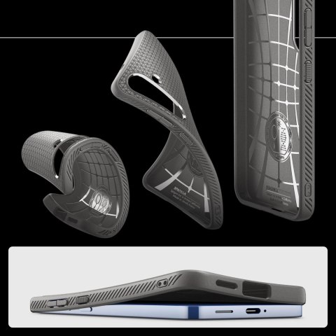 Etui Spigen Liquid Air na Samsung Galaxy S25+ - szare Etui Spigen Liquid Air na Samsung Galaxy S25+ - szare