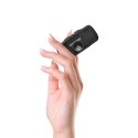 Mini powerbank Wozinsky WF16-YLS 5000mAh 15W Lightning z wbudowanym kablem USB-C i ładowarką do Apple Watch - czarny