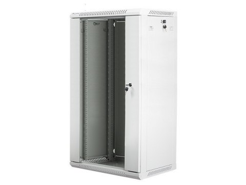 Szafa instalacyjna wisząca 19'' 22U 600X450mm szara (drzwi szklane) Szafa instalacyjna wisząca 19'' 22U 600X450mm szara (drzwi szklane)