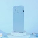 Nillkin CamShield Magnetic Silicone Case etui iPhone 14 Pro Max magnetyczny MagSafe pokrowiec z osłoną na aparat zielony