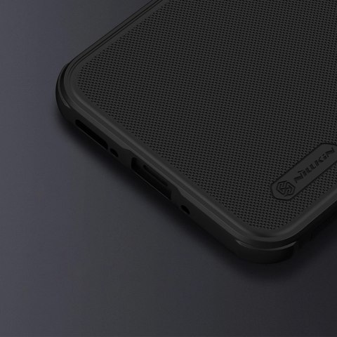 Nillkin Super Frosted Shield Pro etui do Samsung Galaxy A54 5G pancerny pokrowiec + podstawka na telefon czarne Nillkin Super Frosted Shield Pro etui do Samsung Galaxy A54 5G pancerny pokrowiec + podstawka na telefon czarne