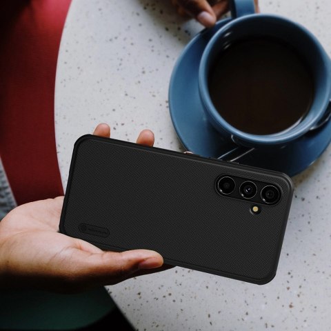 Nillkin Super Frosted Shield Pro etui do Samsung Galaxy A54 5G pancerny pokrowiec + podstawka na telefon czarne Nillkin Super Frosted Shield Pro etui do Samsung Galaxy A54 5G pancerny pokrowiec + podstawka na telefon czarne