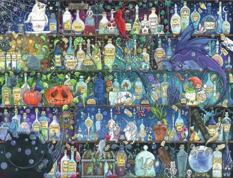 Puzzle 2D 2000 elementów Trucizny i mikstury Puzzle 2D 2000 elementów Trucizny i mikstury