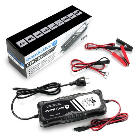 Prostownik samochodowy do akumulatora 12V/24V automatyczny CBC10 Prostownik samochodowy do akumulatora 12V/24V automatyczny CBC10