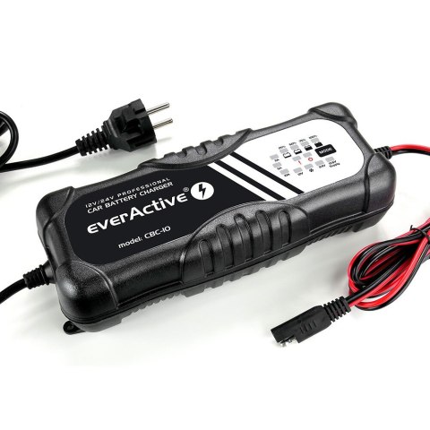 Prostownik samochodowy do akumulatora 12V/24V automatyczny CBC10 Prostownik samochodowy do akumulatora 12V/24V automatyczny CBC10