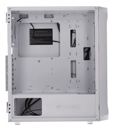 Obudowa Komputerowa Logic Portos ARGB Midi USB 3.0 Biała Obudowa Komputerowa Logic Portos ARGB Midi USB 3.0 Biała