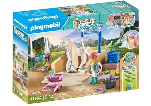 Zestaw z figurkami Horses 71354 Isabella i Lioness z myjnią dla koni Zestaw z figurkami Horses 71354 Isabella i Lioness z myjnią dla koni