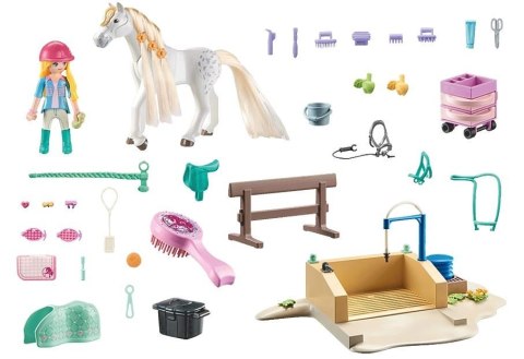 Zestaw z figurkami Horses 71354 Isabella i Lioness z myjnią dla koni Zestaw z figurkami Horses 71354 Isabella i Lioness z myjnią dla koni