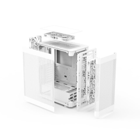 Obudowa I4 ATX Mid Tower PC Case 6 wentylatorów Biała Obudowa I4 ATX Mid Tower PC Case 6 wentylatorów Biała