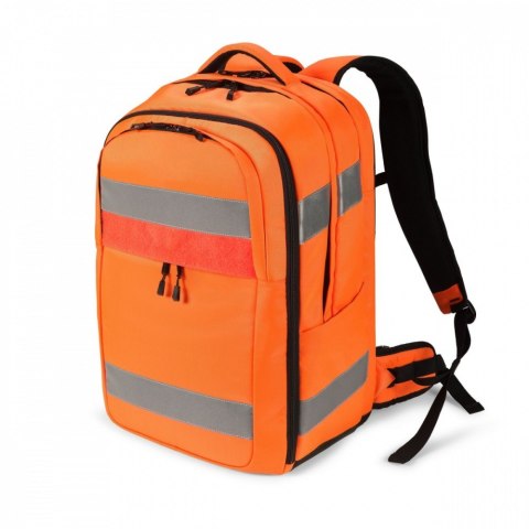 Plecak na laptopa 17.3 cali HI-VIS 32-38l pomarańczowy Plecak na laptopa 17.3 cali HI-VIS 32-38l pomarańczowy