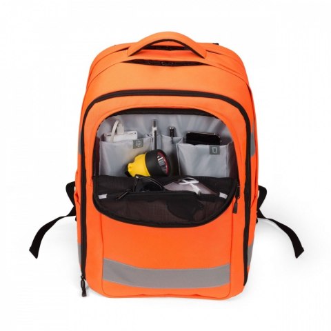 Plecak na laptopa 17.3 cali HI-VIS 32-38l pomarańczowy Plecak na laptopa 17.3 cali HI-VIS 32-38l pomarańczowy