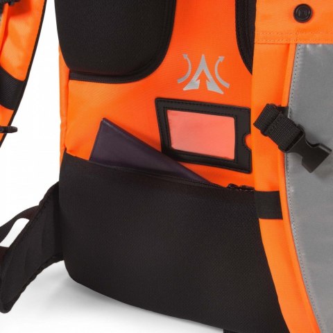 Plecak na laptopa 17.3 cali HI-VIS 32-38l pomarańczowy Plecak na laptopa 17.3 cali HI-VIS 32-38l pomarańczowy