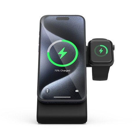 Ładowarka bezprzewodowa 3w1 z MagSafe do iPhone, Apple Watch i AirPods Ładowarka bezprzewodowa 3w1 z MagSafe do iPhone, Apple Watch i AirPods