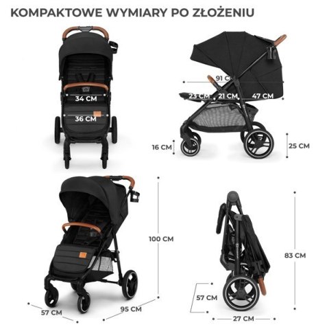 Wózek spacerowy GRANDE PLUS PINK Wózek spacerowy GRANDE PLUS PINK