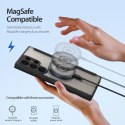 Etui Dux Ducis Skin X Pro na Samsung Galaxy S24 Ultra z MagSafe, klapką i podstawką - czarne