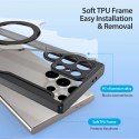 Etui Dux Ducis Skin X Pro na Samsung Galaxy S24 Ultra z MagSafe, klapką i podstawką - czarne