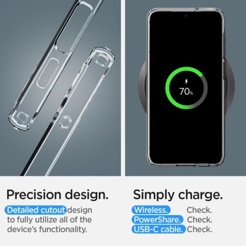 Etui Spigen Liquid Crystal na Samsung Galaxy S23 - przezroczyste Etui Spigen Liquid Crystal na Samsung Galaxy S23 - przezroczyste