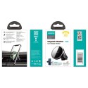 Joyroom samochodowy uchwyt magnetyczny bezprzewodowa indukcyjna ładowarka Qi 15 W (kompatybilna z MagSafe do iPhone) czarny (JR-