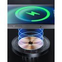 Joyroom samochodowy uchwyt magnetyczny bezprzewodowa indukcyjna ładowarka Qi 15 W (kompatybilna z MagSafe do iPhone) czarny (JR-