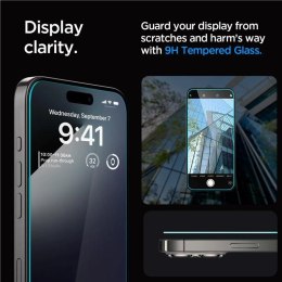 Szkło hartowane Spigen Glas.tR EZ Fit na iPhone 15 Pro Max - 2 szt.