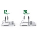 Ugreen aluminiowy pionowy stojak uchwyt podstawka na MacBooka laptopa tablet srebrny (20471 LP258)