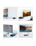 Ugreen kieszeń na dysk HDD obudowa dysku SATA 3,5'' USB 3.0 czarny (50422)