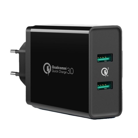 Ugreen ładowarka sieciowa 2xUSB-A 36W QC3.0 czarna (CD161) Ugreen ładowarka sieciowa 2xUSB-A 36W QC3.0 czarna (CD161)