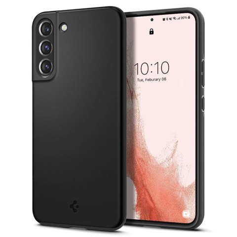 Etui Spigen Thin Fit na Samsung Galaxy S22 - czarne Etui Spigen Thin Fit na Samsung Galaxy S22 - czarne