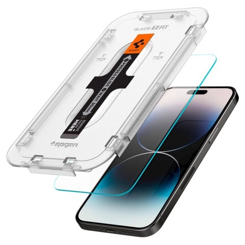 Szkło hartowane Spigen Glas.tR EZ Fit na iPhone 14 Pro Max - 2 szt. Szkło hartowane Spigen Glas.tR EZ Fit na iPhone 14 Pro Max - 2 szt.