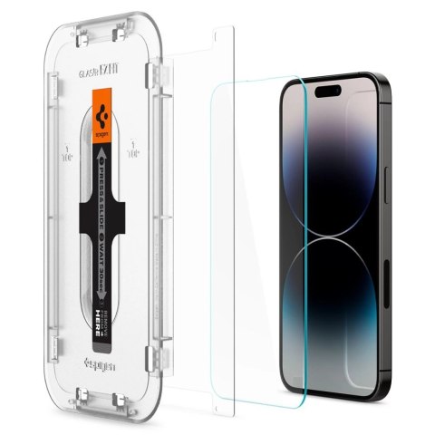 Szkło hartowane Spigen Glas.tR EZ Fit na iPhone 14 Pro Max - 2 szt. Szkło hartowane Spigen Glas.tR EZ Fit na iPhone 14 Pro Max - 2 szt.