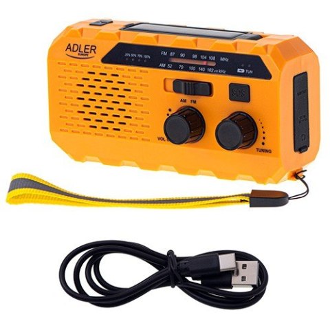Radio solarne z korbką ręczną AD1197 Radio solarne z korbką ręczną AD1197