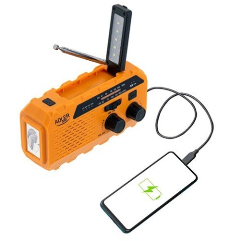 Radio solarne z korbką ręczną AD1197 Radio solarne z korbką ręczną AD1197