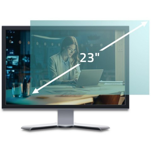 Filtr światla niebieskiego 23 cale | 16:9 | Ochrona wzroku | Anti Glare | Matowy | na monitor Filtr światla niebieskiego 23 cale | 16:9 | Ochrona wzroku | Anti Glare | Matowy | na monitor