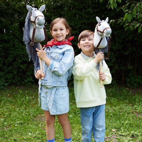 Koń na kiju Hobby Horse HOPPIHORSE A4 szary Koń na kiju Hobby Horse HOPPIHORSE A4 szary
