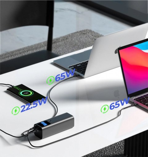 PB-Y45 Sprint X Power Bank | 27600 mAh | 140W | 3xUSB | PD 3.1 | PPS | 28V | Smart Digital Display PB-Y45 Sprint X Power Bank | 27600 mAh | 140W | 3xUSB | PD 3.1 | PPS | 28V | Smart Digital Display
