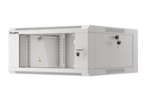 Szafa instalacyjna rack wisząca 19 cali 4U 600 szara drzwi szkalne (złożona) Szafa instalacyjna rack wisząca 19 cali 4U 600 szara drzwi szkalne (złożona)