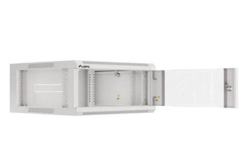 Szafa instalacyjna rack wisząca 19 cali 4U 600 szara drzwi szkalne (złożona) Szafa instalacyjna rack wisząca 19 cali 4U 600 szara drzwi szkalne (złożona)