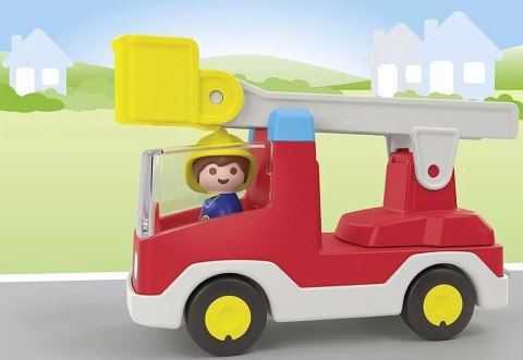 Zestaw z figurką Junior 71683 Wóz strażacki z drabiną Zestaw z figurką Junior 71683 Wóz strażacki z drabiną