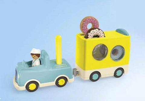 Zestaw z figurkami Junior 71702 Szalony Donut Truck z funkcją układania i sortowania Zestaw z figurkami Junior 71702 Szalony Donut Truck z funkcją układania i sortowania