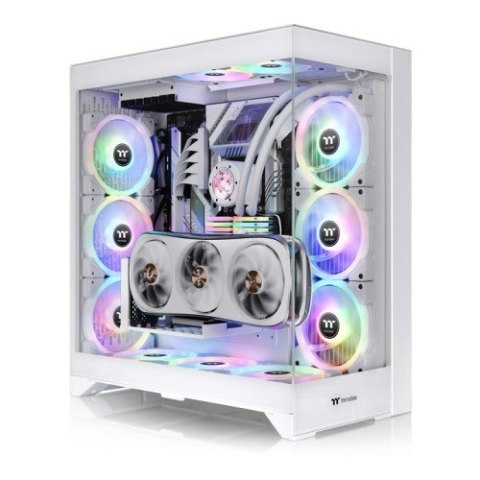 Obudowa CTE E600 MX Tempered Glass, szklany bok - snow Obudowa CTE E600 MX Tempered Glass, szklany bok - snow